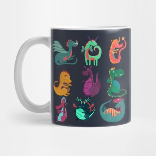 dragons cartoon collection Mug